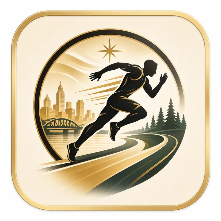 Decorative Edmonton athletics badge
